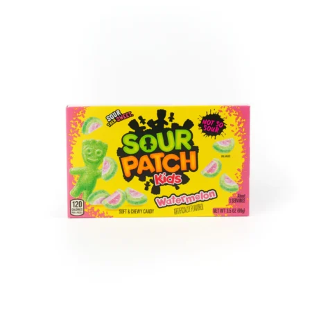 Sour Patch Watermelon Theater Box 12x99g – Saure Weingummis mit Wassermelonen-Geschmack