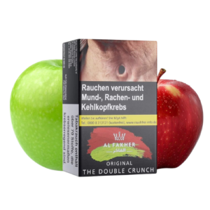 Al Fakher Double Crunch Doppelapfel 4,50€ 10x25g Shisha Tabak mit zehn 25-g-Packungen