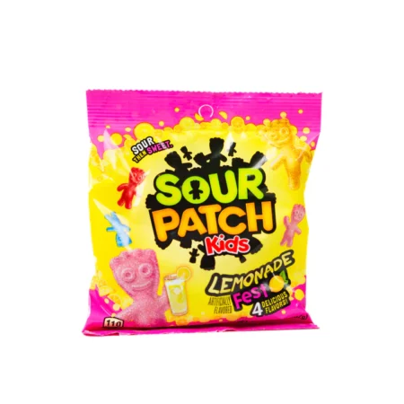 Sour Patch Kids Lemonade Bag 12x102g – Süß-saure Fruchtgummis mit Limonaden-Geschmack