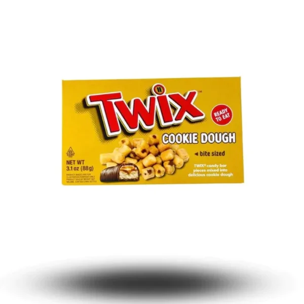 Cookie Dough Bites Twix 12x88g – Keksstückchen mit Karamell und Schokoladengeschmack