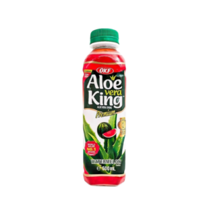 Aloe Vera OKF Watermelon 20x500ml Aloe-Vera-Getränk mit Wassermelonen-Geschmack und Aloe-Vera-Stückchen für Großhandel und Wiederverkäufer