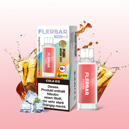 Flerbar Pods 10x2er Cola Ice – Erfrischender Cola-Geschmack für Vaping