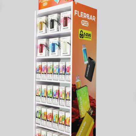 Flerbar Pods Display 120 Pods / 30 Basisgeräte – Komplettset für Vaping