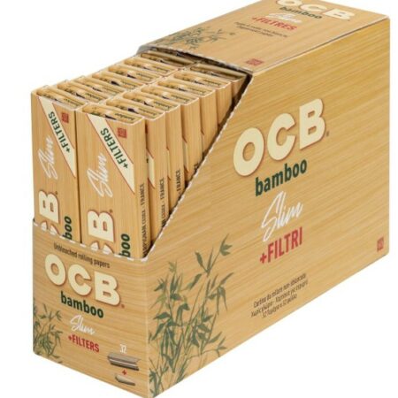 OCB Bamboo Slim Filter – Umweltfreundliche Zigarettenblättchen mit Filtern