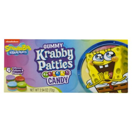 Spongebob Gummy Candy Colors 12x72g – Bunte Fruchtgummis in Spongebob-Form