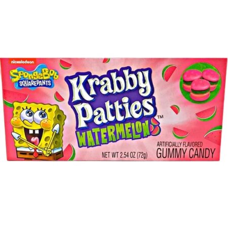 Spongebob Gummy Candy Watermelon 12x72g – Fruchtgummis mit Wassermelonengeschmack