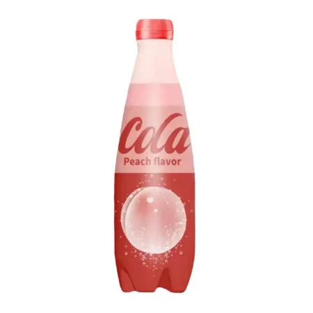 Cola Peach Flavour 24x400ml – Erfrischendes Cola-Getränk mit Pfirsichgeschmack