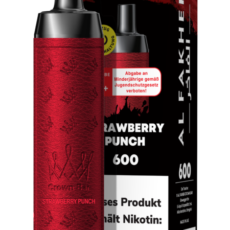 Al Fakher Vape Strawberry Punch 10x600er – Süße Erdbeeren mit einer spritzigen Note