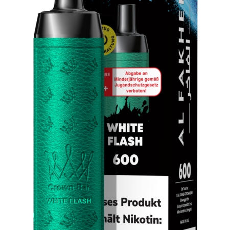 Al Fakher Vape White Flash 10x600er – intensiver Geschmack für bis zu 600 Züge.