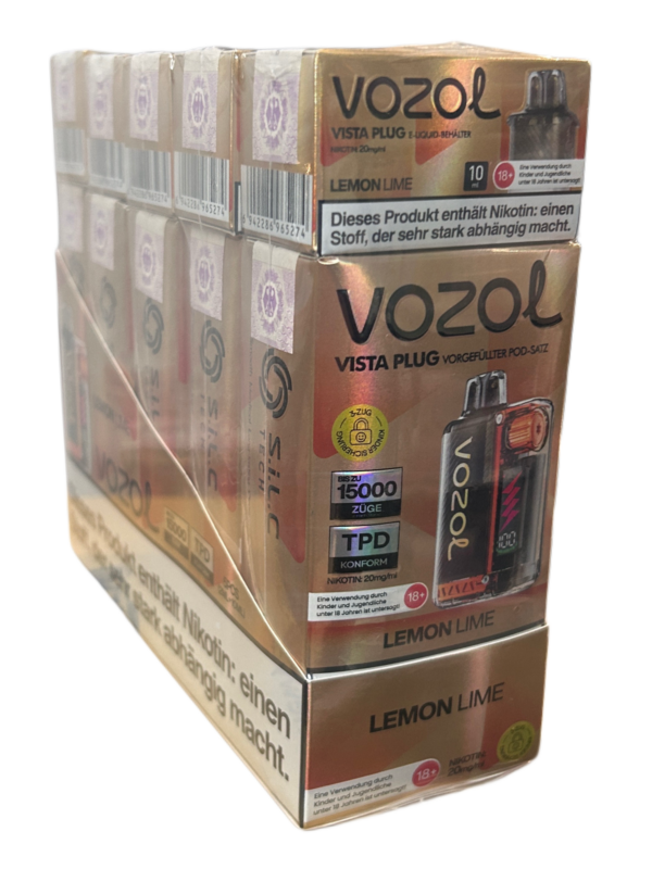 Vozol Vista Plug Lemon Lime 5x15000 – Bild 2