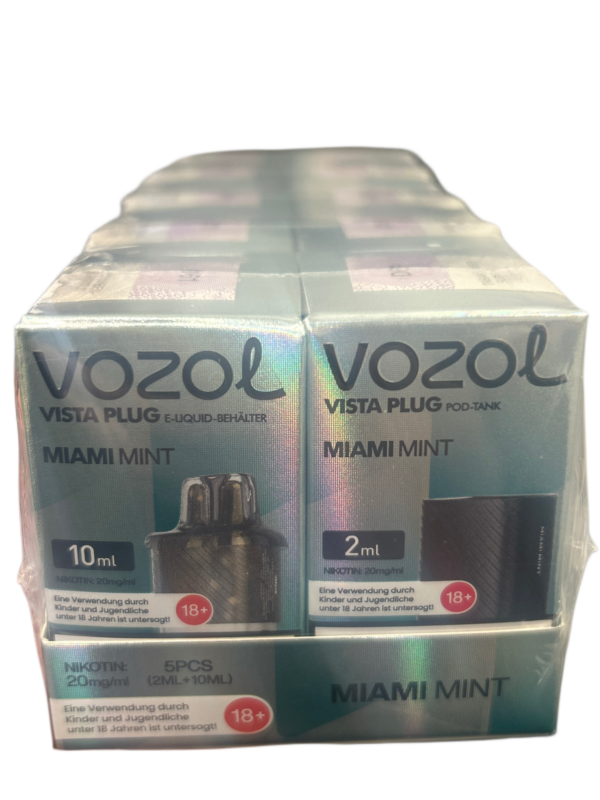 Vozol Pods Miami Mint 5 x 12ml