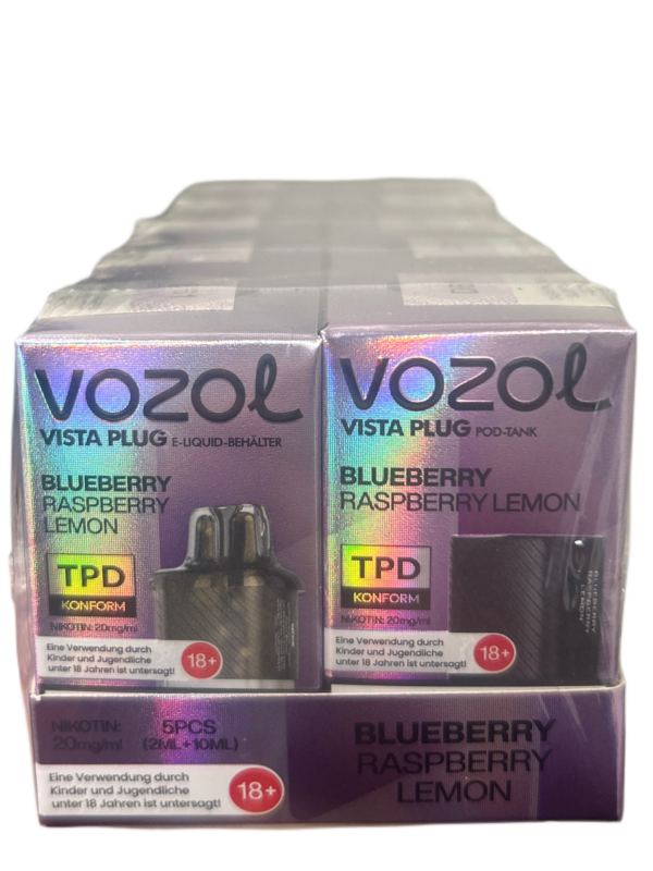 Vozol Pods Blueberry Raspberry Lemon 5 x 12ml