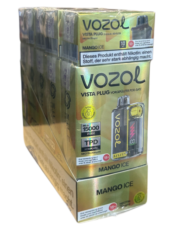 Vozol Vista Plug Mango Ice 5x15000 – Bild 2