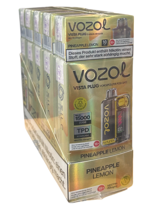 Vozol Vista Plug Pineapple Lemon 5x15000 – Bild 2