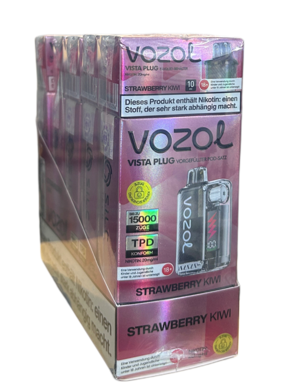 Vozol Vista Plug Strawberry Kiwi 5x15000 – Bild 2