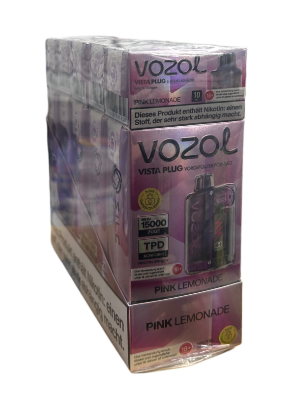 Vozol Vista Plug Pink Lemonade 5x15000 – Bild 2