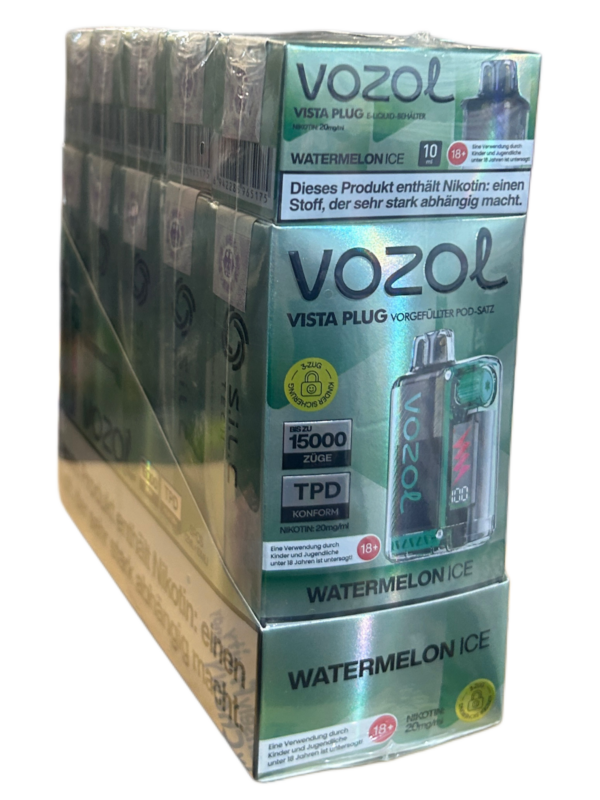 Vozol Vista Plug Watermelon Ice 5x15000 – Bild 2