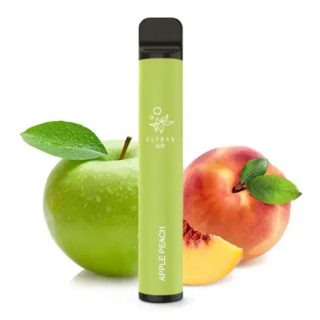 Elfbar Vapes Apple Peach 10x600er – Fruchtiger Apfel-Pfirsich-Mix für Vaping