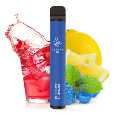 Elfbar Vapes Blue Razz Lemonade 10x600er – Erfrischender Beeren-Limonaden-Mix für Vaping