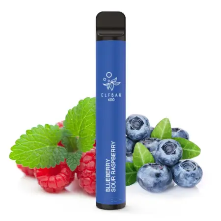 Elfbar Vapes Blueberry Sour Raspberry 10x600er – Süß-saurer Beerenmix für Vaping