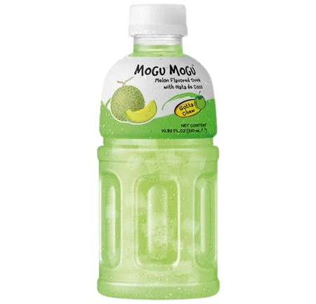 Mogu Mogu Melon Getränk 6x320ml – Erfrischendes Melonendrink mit Kokosstückchen