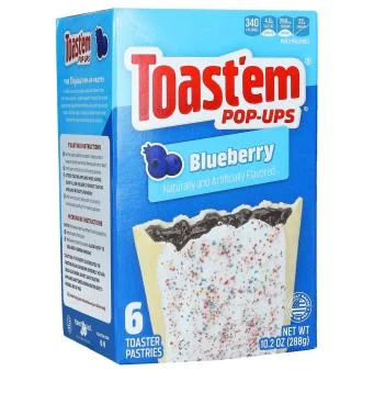 Toastem Blueberry 288g – Frühstücksgebäck mit Heidelbeerfüllung