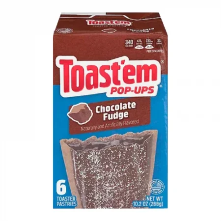 Toastem Frosted Chocolate Fudge 288g – Frühstücksgebäck mit Schokoladenfüllung