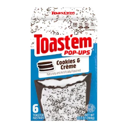 Toastem Cookies n Cream 288g – Frühstücksgebäck mit Cookies n Cream-Füllung