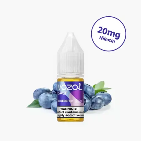 Vozol Liquid Blueberry 10 x 10ml – Intensiver Blaubeer-Geschmack für Vaping