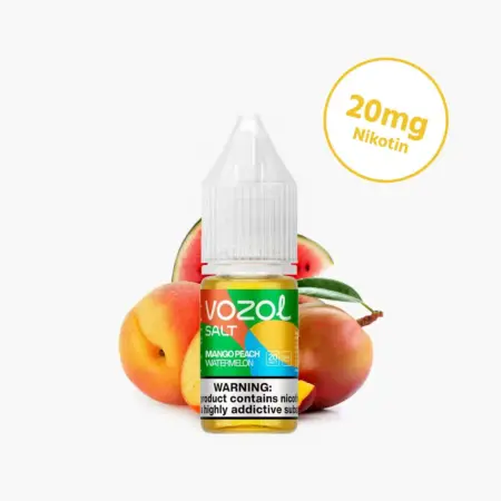 Vozol Liquid Mango Peach Watermelon 10 x 10ml – Tropische Mango, Pfirsich und Wassermelone