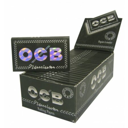 OCB Double Black 25x100 – Ultradünnes Zigarettenpapier für Selbstgedrehte