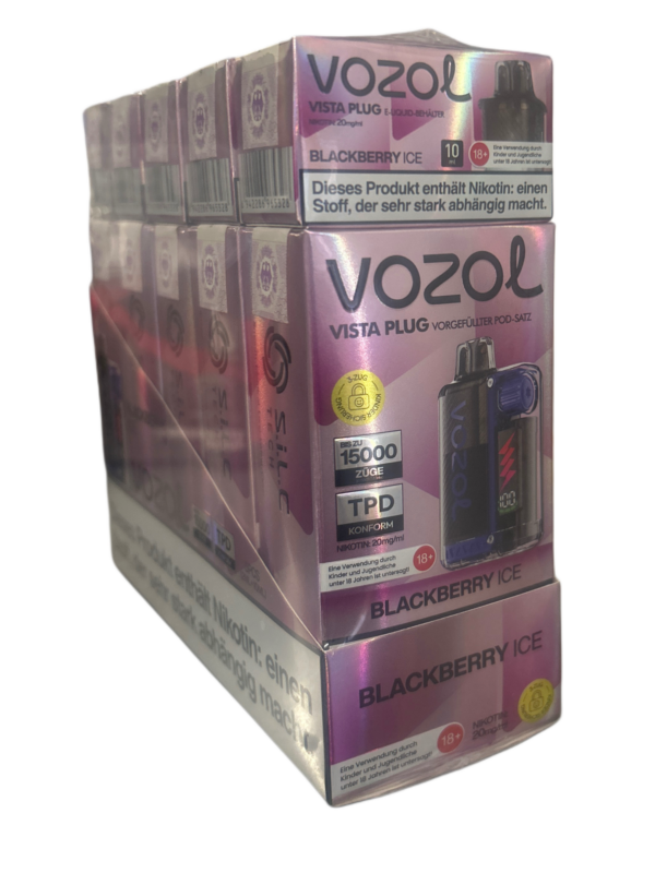 Vozol Vista Plug Blackberry Ice 5x15000 – Bild 2