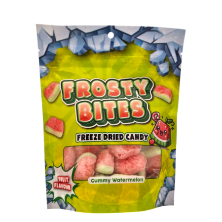 Frosty Bites Gummy Watermelon 24x50g – Fruchtige Gummibonbons mit erfrischendem Wassermelonengeschmack