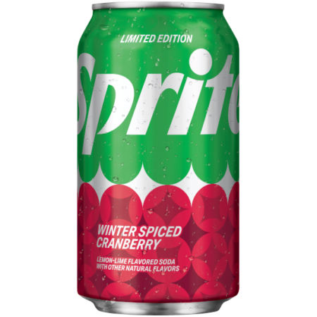 sprite spiced cranberry erfrischendes getränk