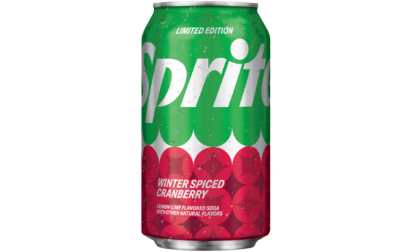 sprite spiced cranberry erfrischendes getränk