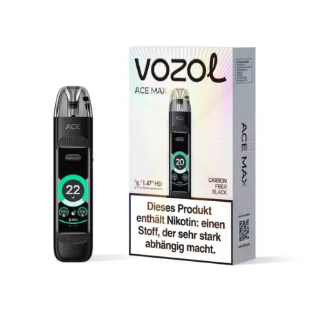 vozol ace max carbon fiber black vape