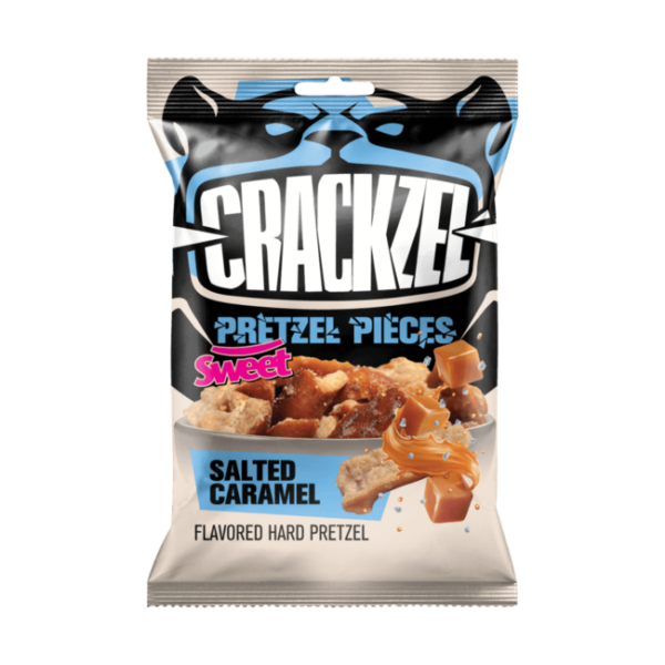 crackzel pretzel pieces salted caramel snack