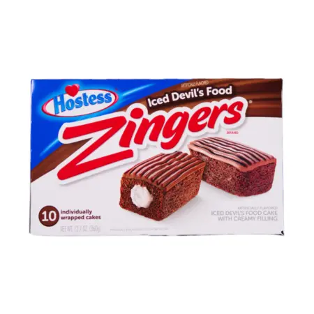 Hostess Zingers Chocolate 380g – Saftige Schoko-Kuchenschnitten mit cremiger Füllung