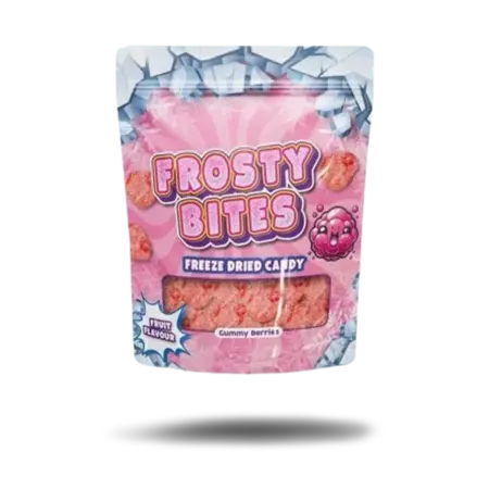 Frosty Bites Gummy Berries 24x50g – Fruchtige Gummibonbons mit intensiver Beerenmischung