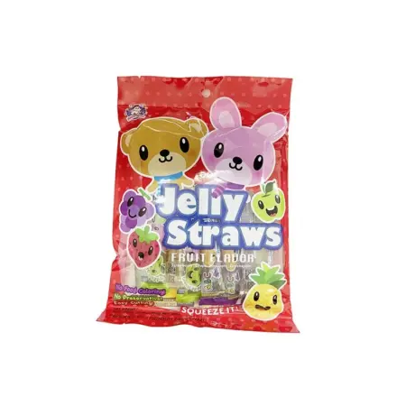 bear and bunny jelly straws fruchtig kausnack 5x300g