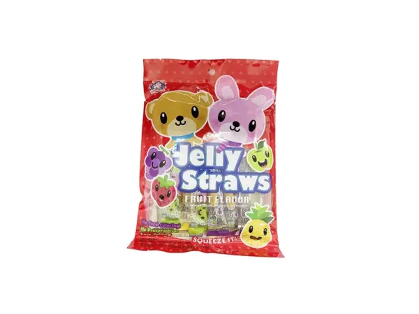 bear and bunny jelly straws fruchtig kausnack 5x300g