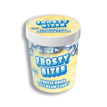 frosty bites ice cream vanille mini eis cremig 24x40g