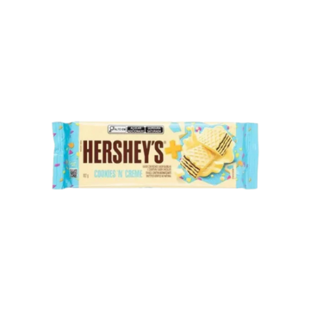 hersheys wafer cookies n cream knusprige schokolade 102g