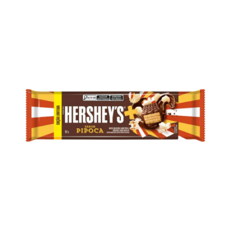 hersheys wafer popcorn knusprige schokolade 102g