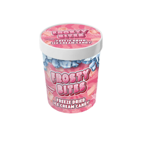 frosty bites ice cream strawberry mini eis cremig 24x40g