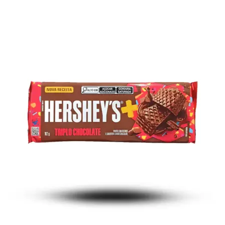 hersheys wafer triple chocolate knusprige schokolade 102g