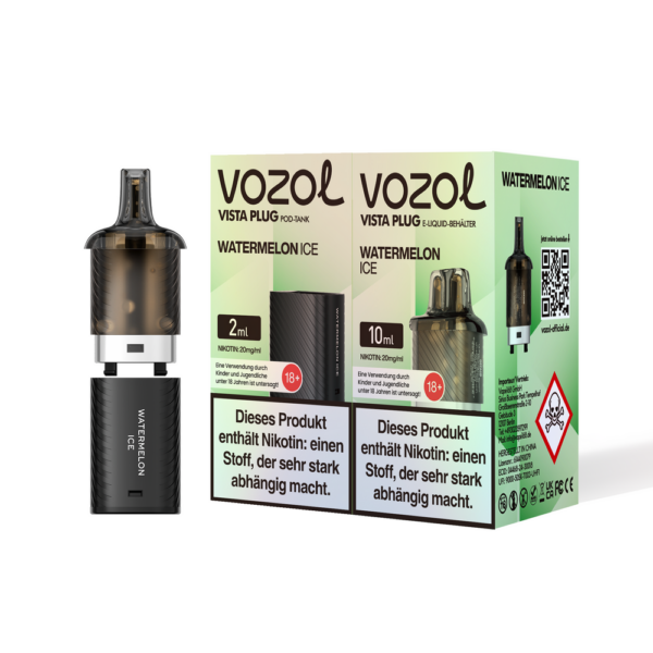 vozol pods watermelon ice vape 5x12ml