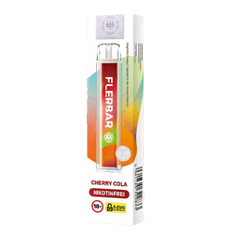 Flerbar Vapes Nikotinfrei 600er Cherry Cola 10 Stück – Fruchtig-prickelnde Cola mit Kirschgeschmack, ganz ohne Nikotin