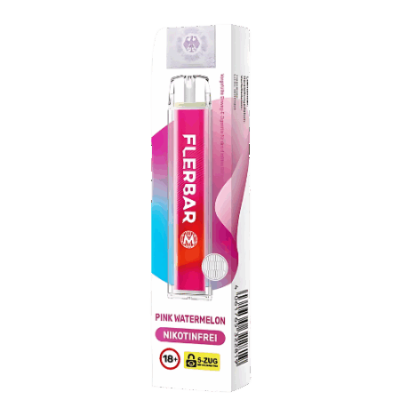 Flerbar Vapes Nikotinfrei 600er Pink Watermelon 10 Stück – Süß-fruchtiger Wassermelonen-Geschmack ohne Nikotin