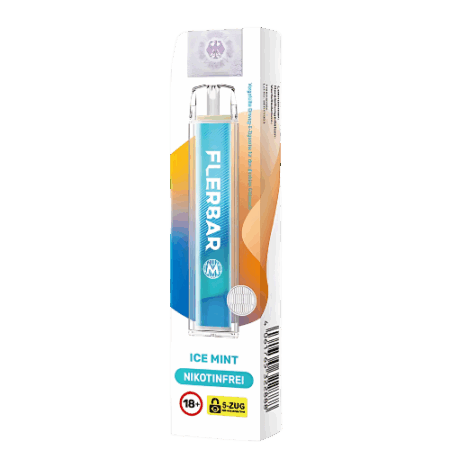 Flerbar Vapes Nikotinfrei 600er Ice Mint 10 Stück – Eiskaltes Menthol-Erlebnis ohne Nikotin